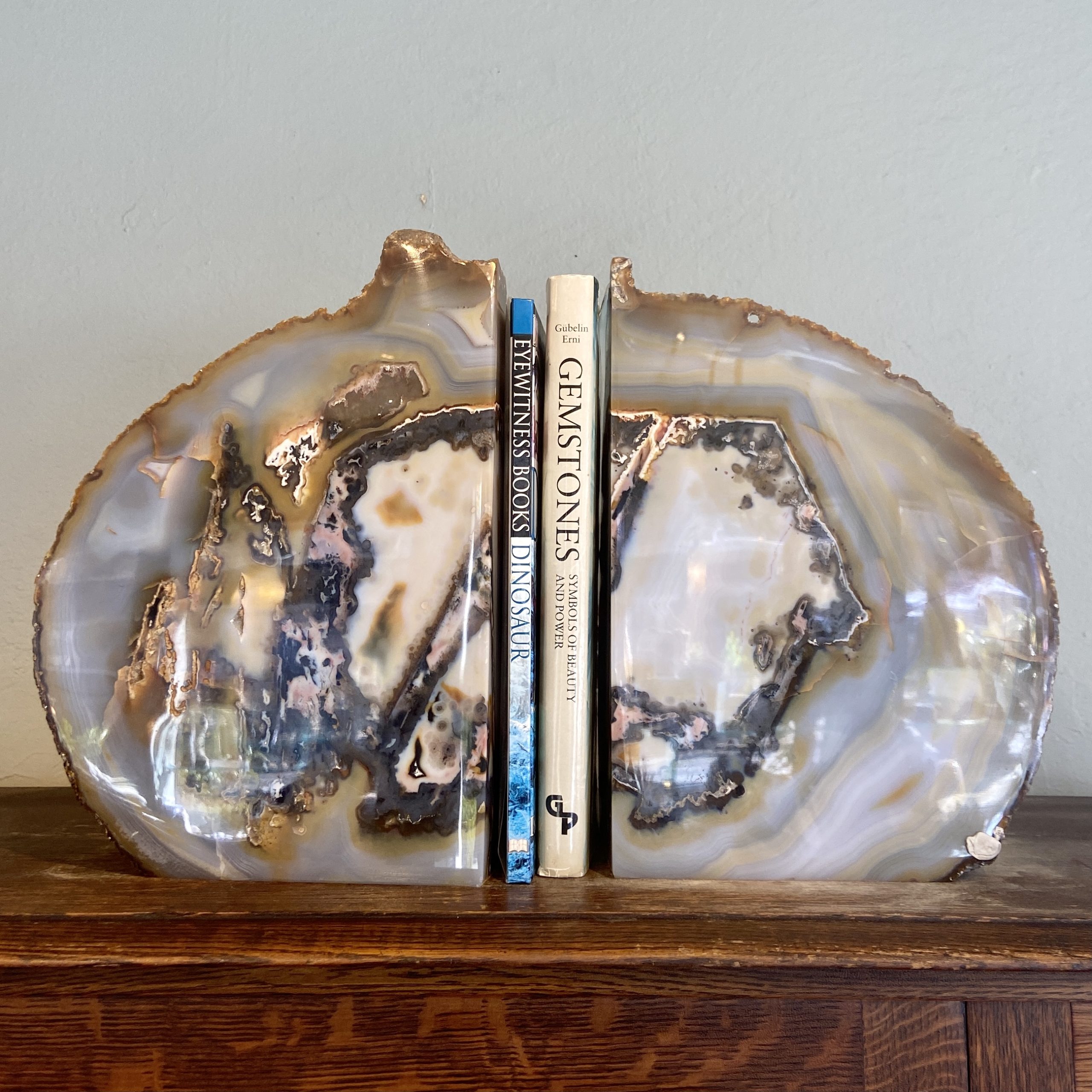 Extra Large Agate Bookends - Nature Gallery